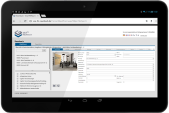 Nutzung von Raumbuch und Facilitymanagement Software mit Smartphone, Tablet und PC