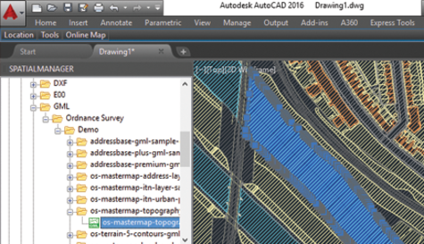 Die AutoCAD-Schnittstelle erweitert das CAD-Programm zur Facility Management Software