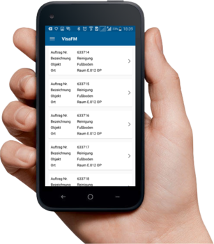 Mit der Instandhaltungs App mobil Aufträge ausführen